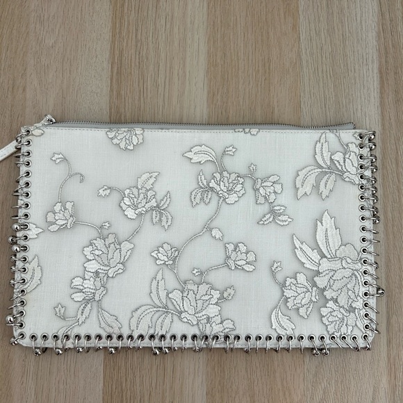 Zimmermann Elegant Silver Floral Wristlet - Picture 2 of 2